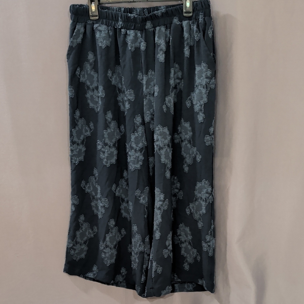 Floral Patterned Pants 1X
